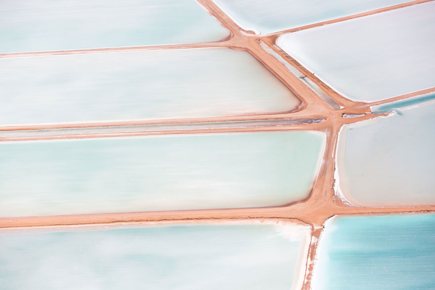 I Nearly Vomited Taking These Aerial Photos Of Salt Ponds