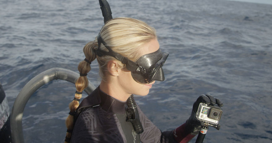 I Filmed For My Documentary "She Is The Ocean" Amazing Story Of "Shark Whisperer" Ocean Ramsey - Woman Who Swim With The Sharks Around The World And Helping To Save Them.