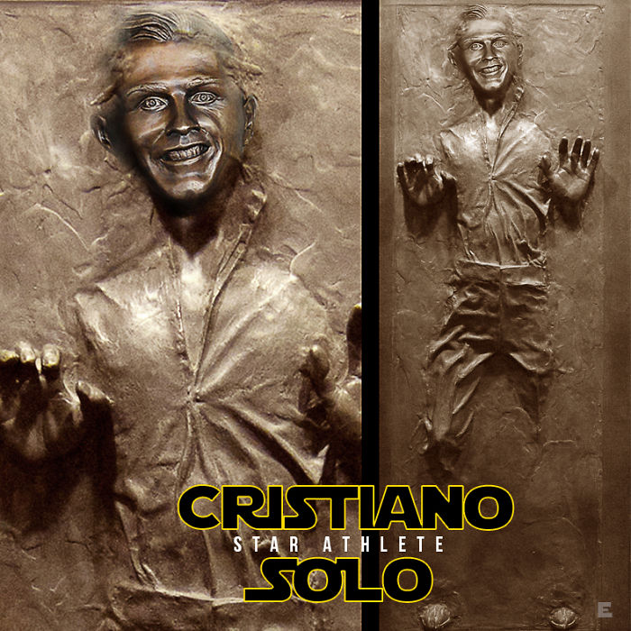Star Wars The Cristiano Solo In Carbonite Wall