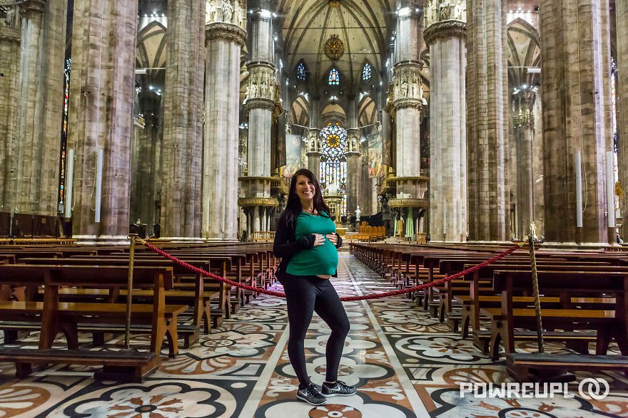 I'm Documenting My Wife's Growing Baby Bump As We Travel Around The World