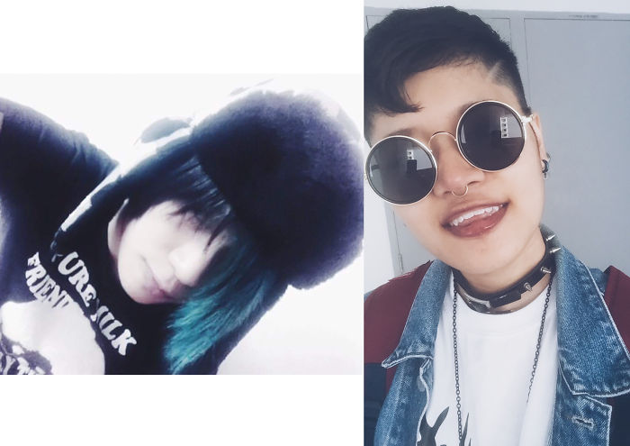 Was An Emo Kid When I Was 19. Now 23 I'm Still A Punk And Currently Freelancing As An Androgynous Model.