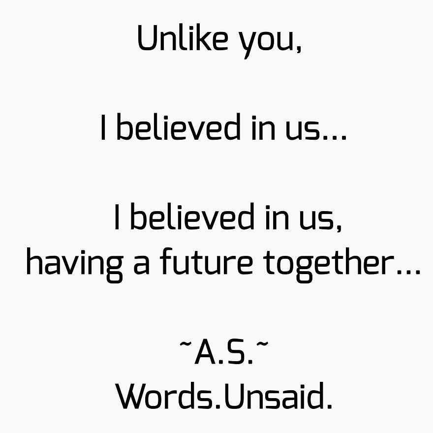 Words Unsaid