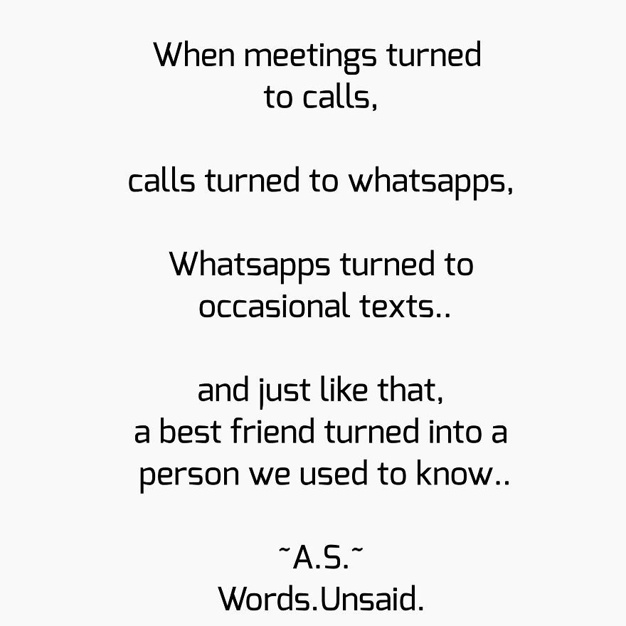 Words Unsaid