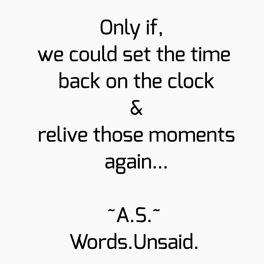 Words Unsaid