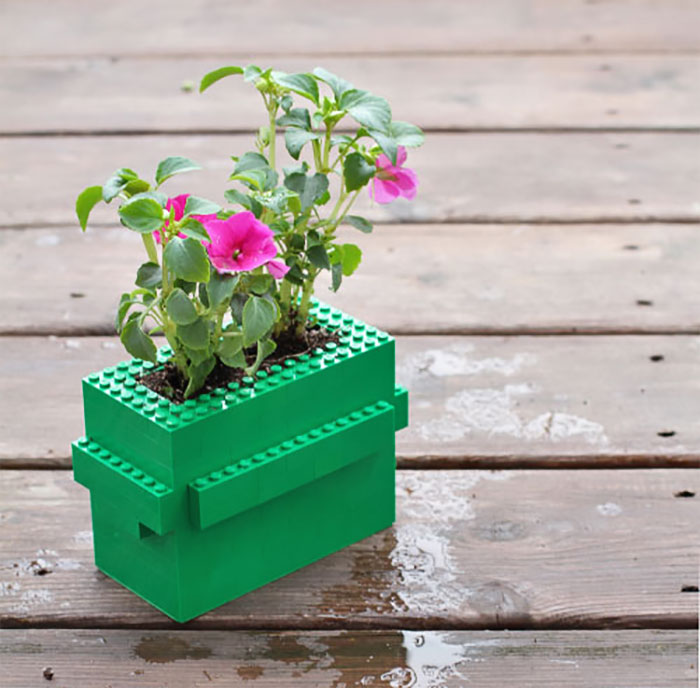 Lego Flower Pot