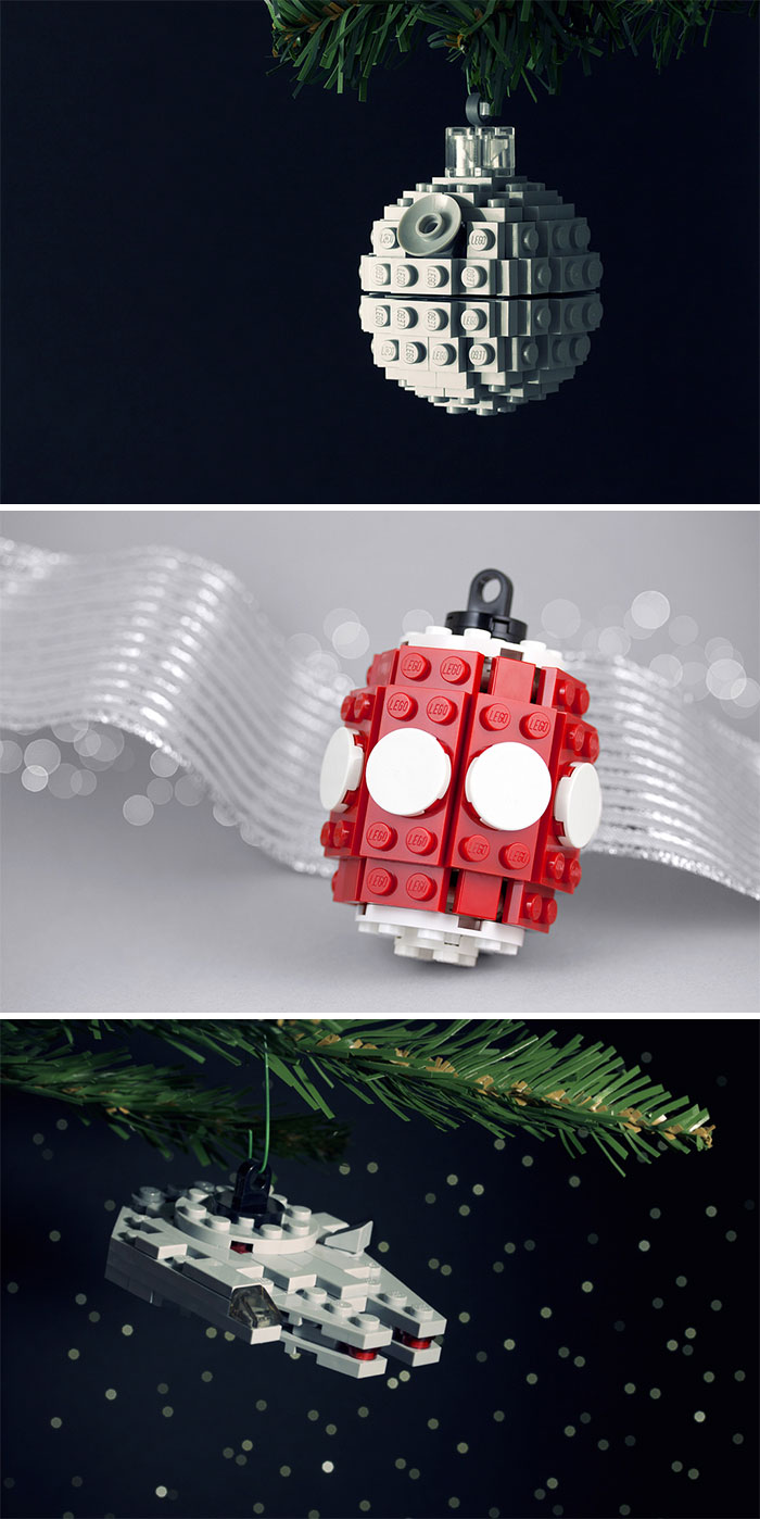 Lego Holiday Ornaments