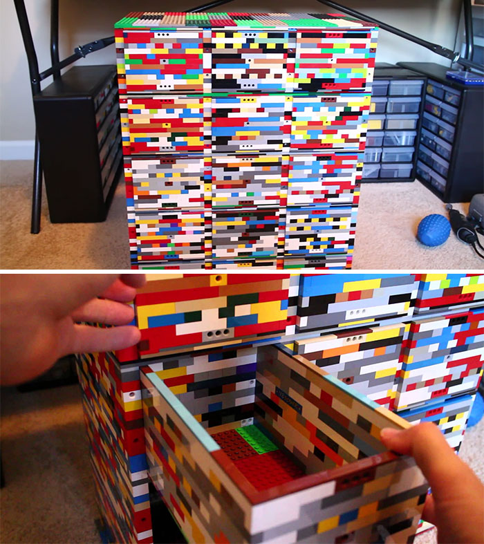 Lego Storage Container Made From Legos