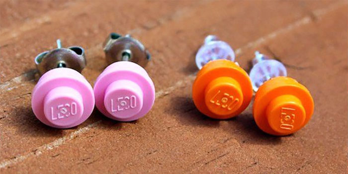 Small Lego Earrings