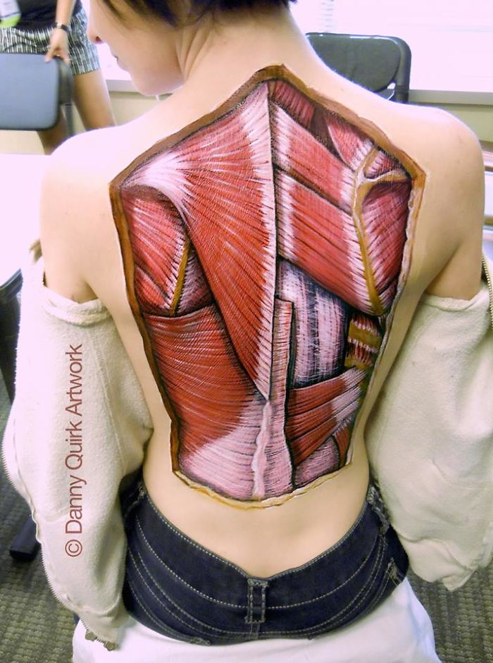 Realistic Anatomical Paintings Reveal The Structures That Lie Beneath Our Skin