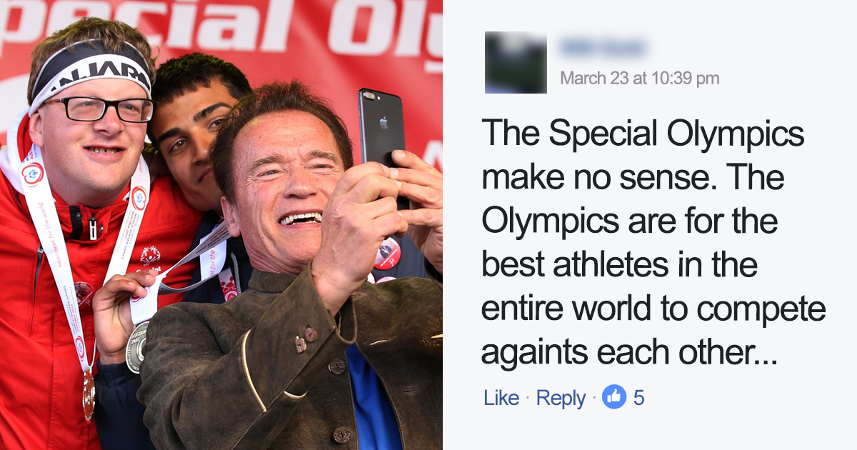 Arnold Schwarzenegger Brutally Destroys Troll Who Mocked Special Olympics Wins The Internet Bored Panda