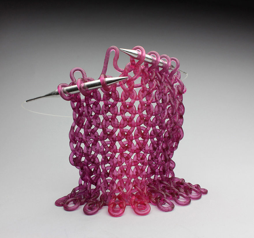 She Knits With Glass And The Results Are Stunning