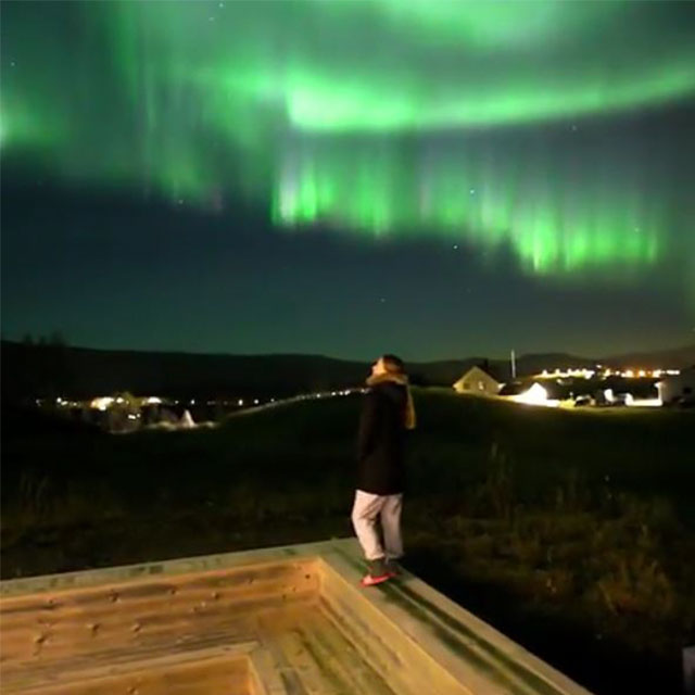 Spectacular Aurora Borealis In Norway