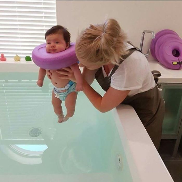 People Can't Handle How Cute These Baby Spa Photos Are