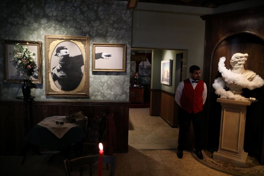 Banksy Opens "The Walled Off" Art Hotel In Palestine, And It Has The 'Worst View In The World'