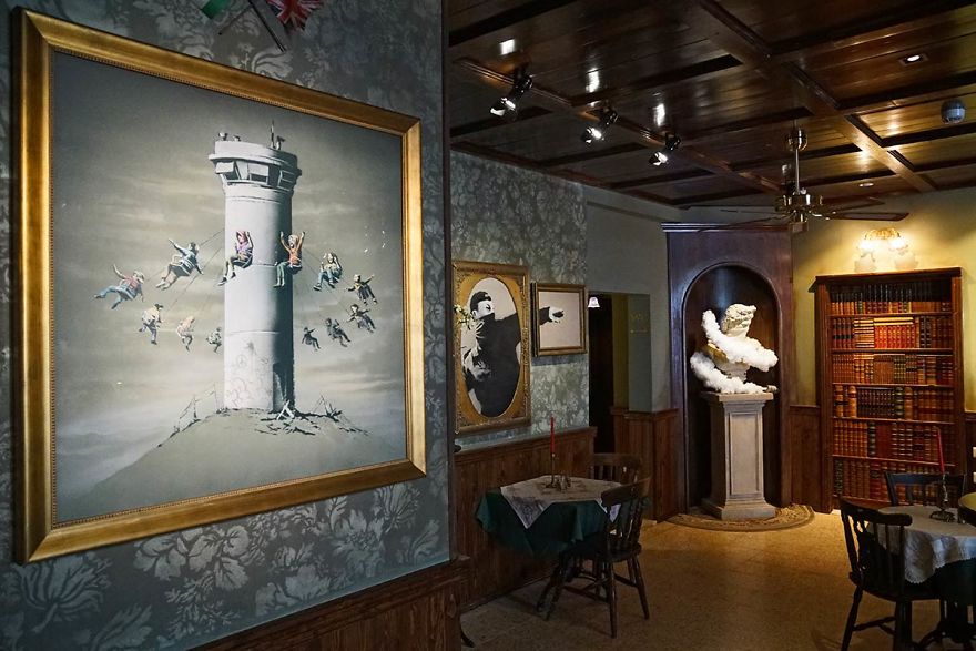Banksy Opens "The Walled Off" Art Hotel In Palestine, And It Has The 'Worst View In The World'