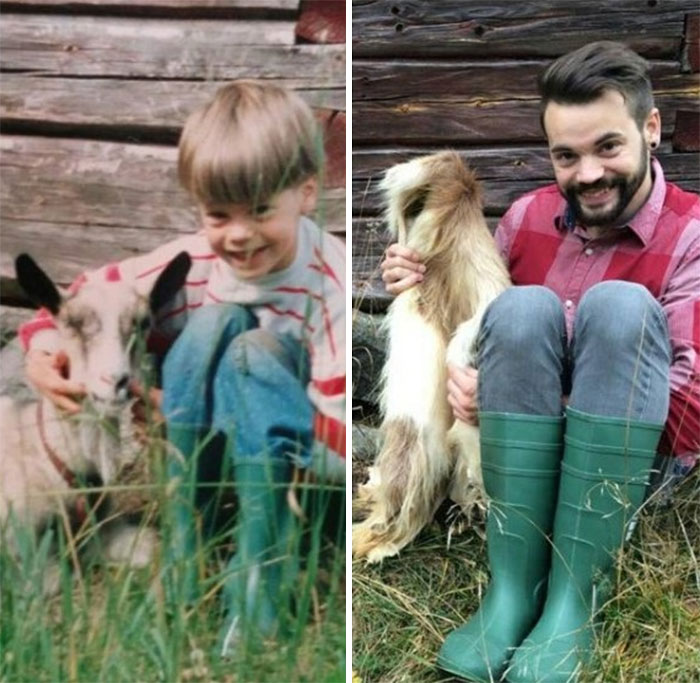 My Goat And I, Then And Now