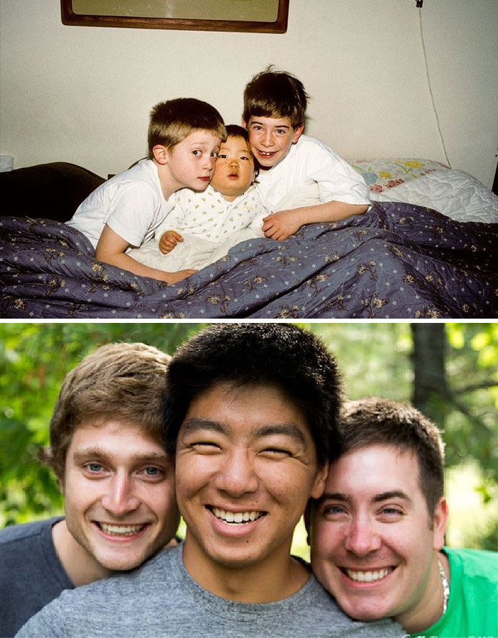 Me And My Brothers All Grown Up (18 Years Apart)