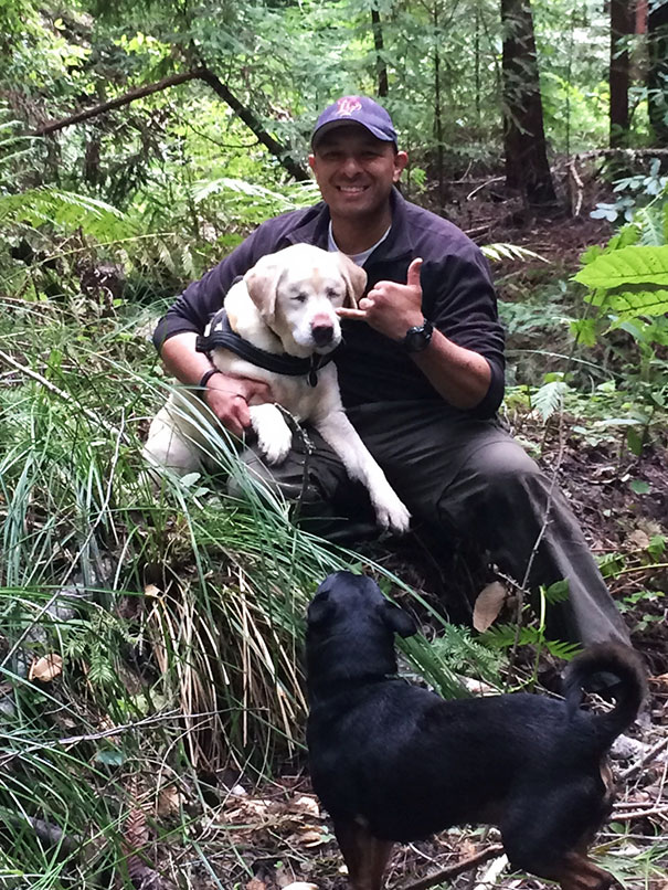 Blind Dog Is Found In The Mountains 8 Days After She Disappeared