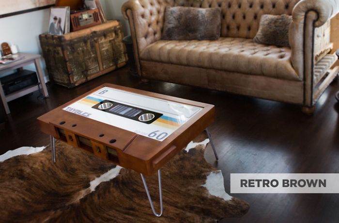 The $250 Cassette Tape Coffee Table