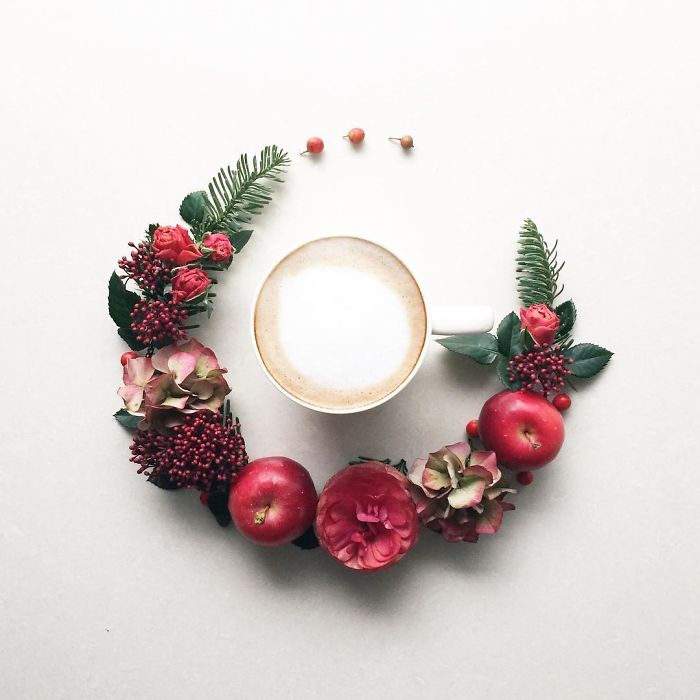 Flower Coffee Compositions