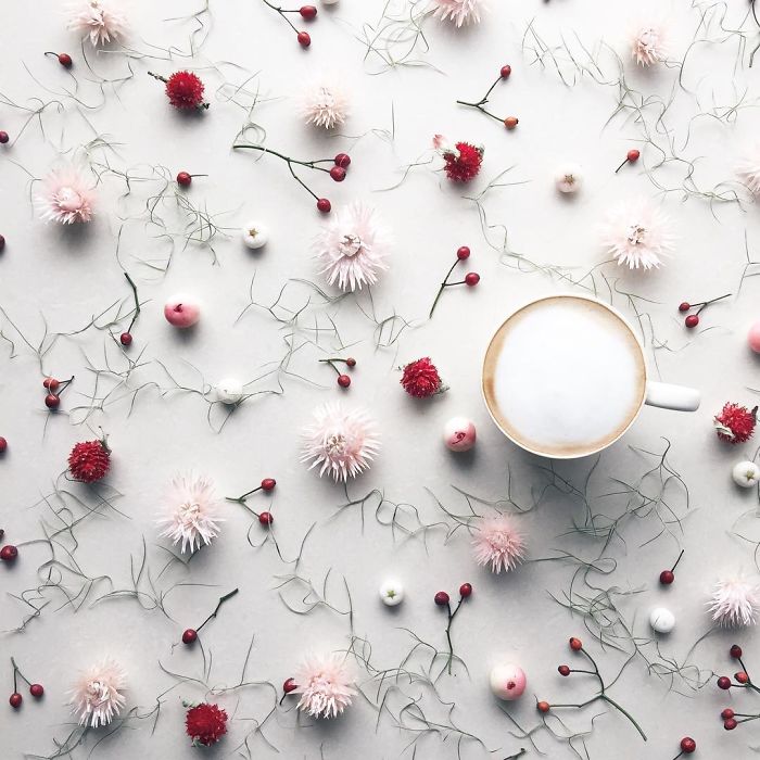 Flower Coffee Compositions