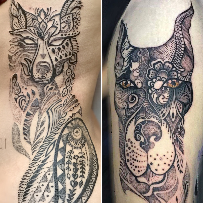 Animals Resting On Bodies By Makinucci