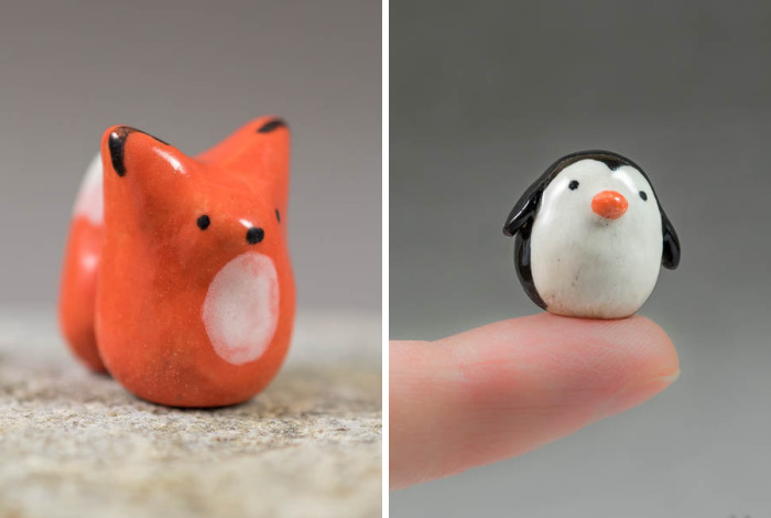I Sculpt Tiny Minimalist Animals With A Touch Of Whimsy