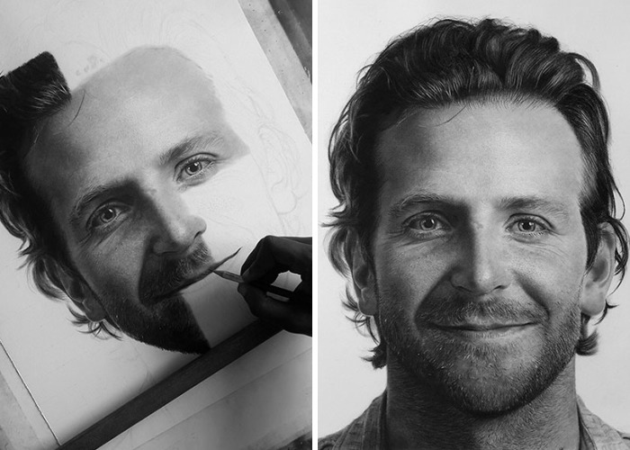 I Create Photo-Realistic Portraits Using Charcoal And Graphite