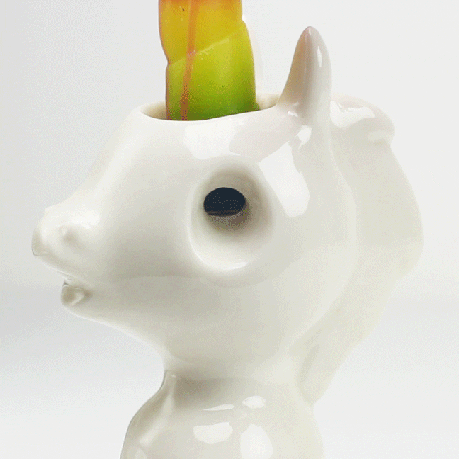 This Unicorn Candle Cries Waxy, Colourful Tears When You Light It