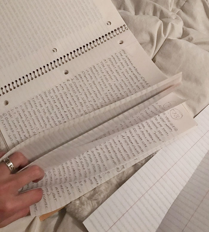 Teenager's Grandpa Spends Years Filling 3 Notebooks With Their Memories, And It Will Make You Cry