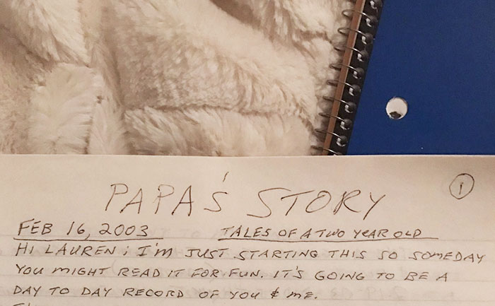 Teenager's Grandpa Spends Years Filling 3 Notebooks With Their Memories, And It Will Make You Cry