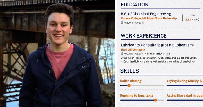 This College Student Made A Dating Resume, And It’s So Brilliant It’s Going Viral