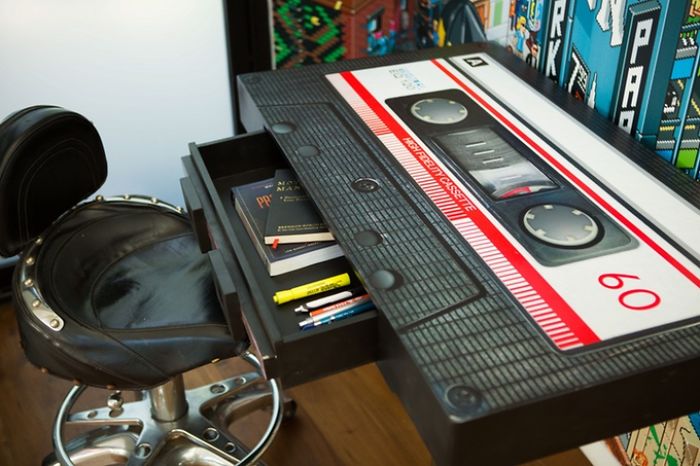 The $250 Cassette Tape Coffee Table