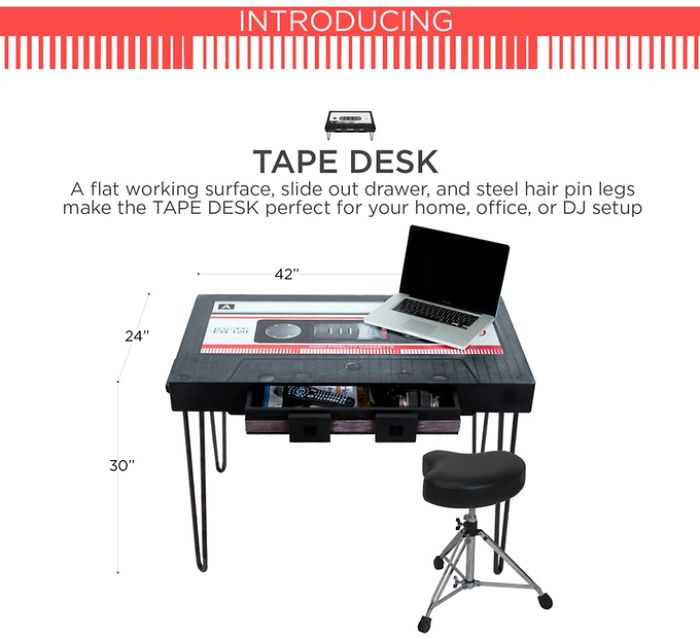 The $250 Cassette Tape Coffee Table