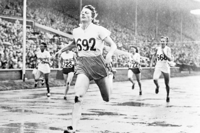 Fanny Blankers Koen, Winner Of 4 Gold Medals At The 1948 London Olympics, Aged 30 And Mother Of 2 Children.