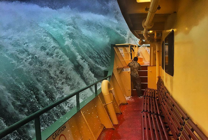 This Guy’s Trip On A Ferry Went Not How He Expected, And Now His Epic Photos Are Going Viral