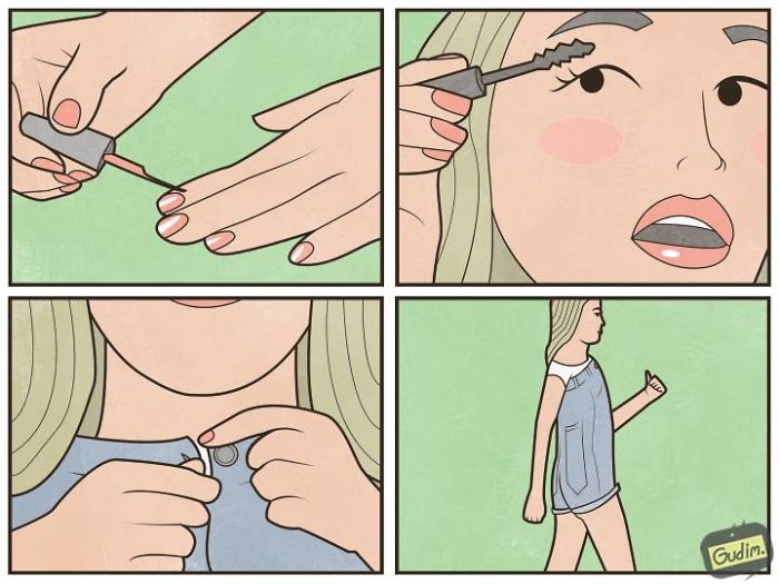 Russian Illustrator Draws Sarcastic Illustrations That You’ll Need To See Twice To Understand