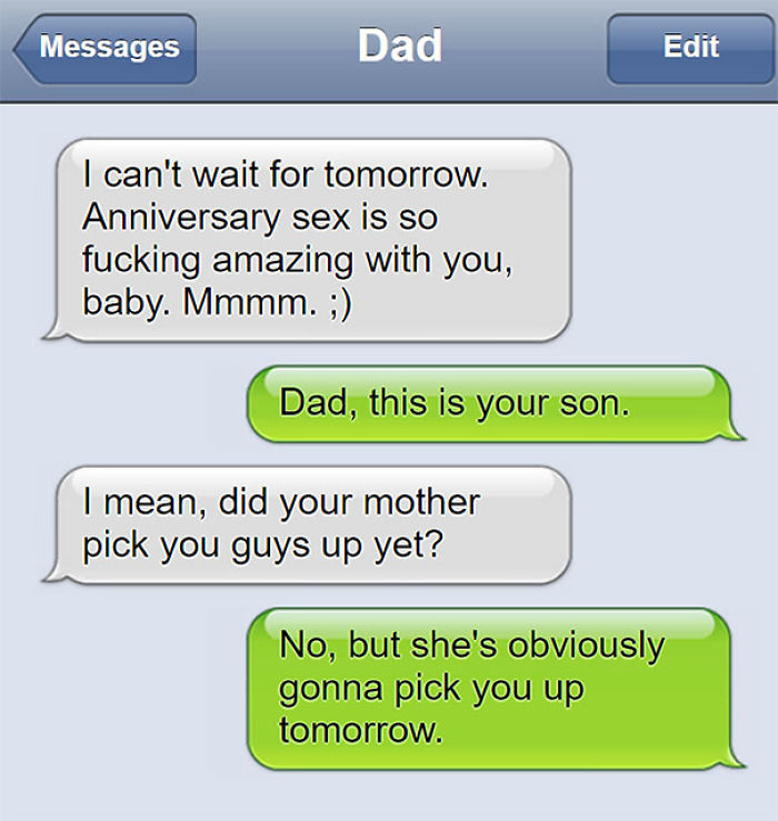 Funny Dad Text Bored Panda