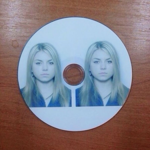 The Instructions Were To Bring Two Photos On A CD