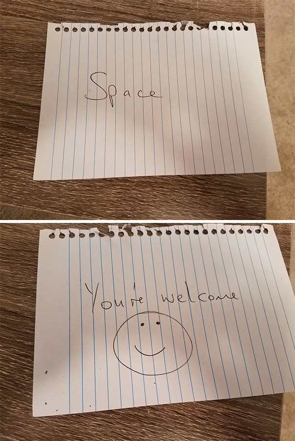 I Was Grumpy When I Came Home From Work So I Asked My Husband For Space. He Handed Me This