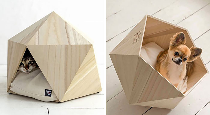 Geometric Pet Beds To Please Your Master’s Sophisticated Taste