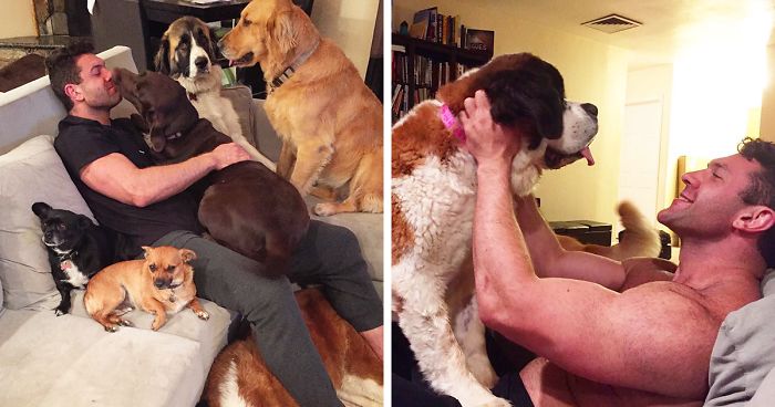 This Man Won't Stop Adopting Rescue Animals, And Here's How He Lives |  Bored Panda