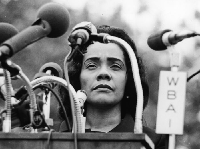 Coretta Scott King. American Author, Activist, Civil Rights Leader, And The Wife Of Martin Luther King, Jr.