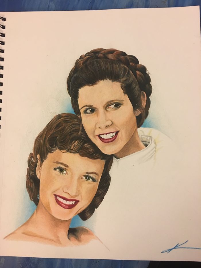 My Tribute To Carrie Fisher And Debbie Reynolds