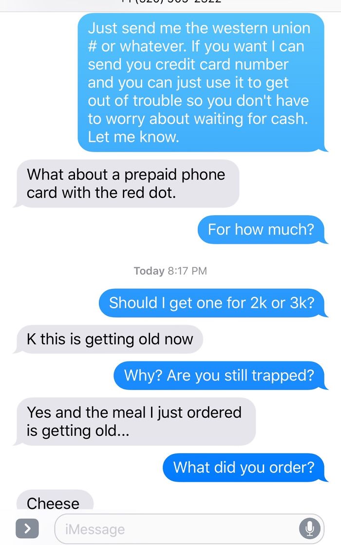 Owning A Text Scammer