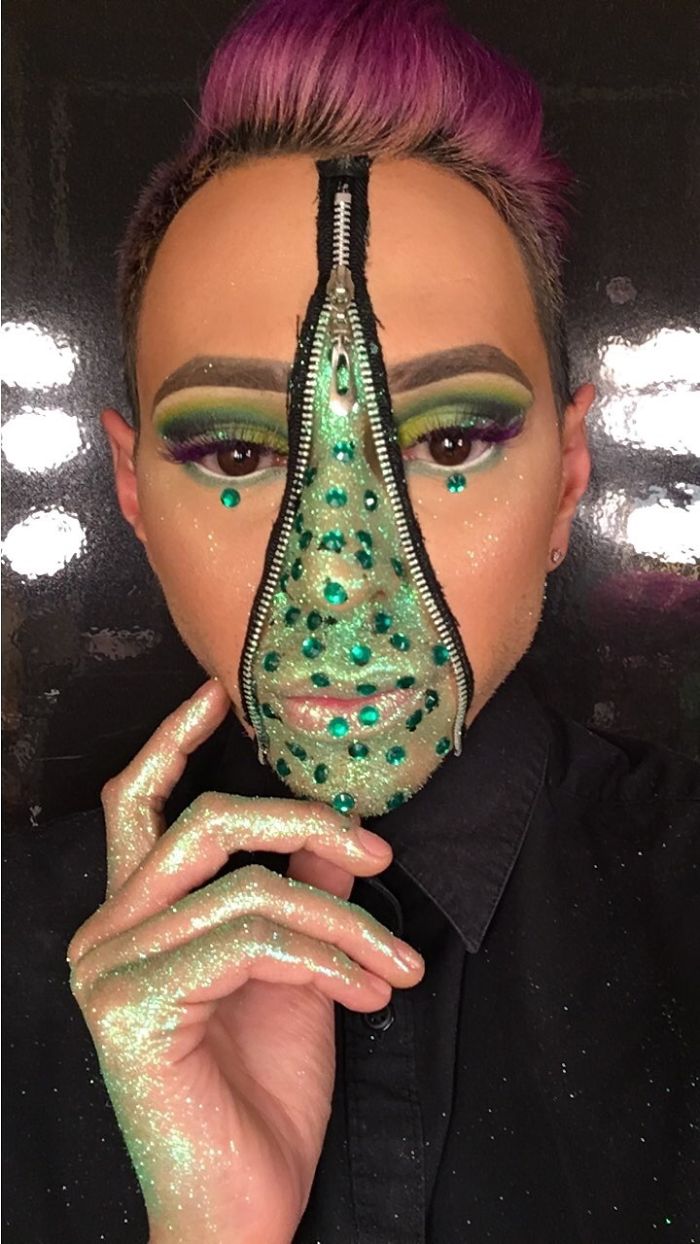 St. Patrick's Day 💚
sfx Glitz& Glam Zipper Makeup.🍀