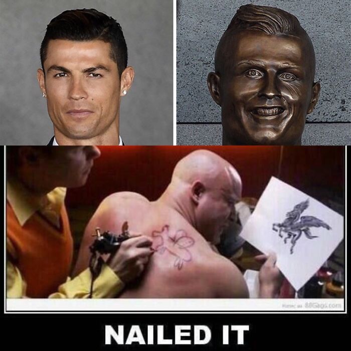 Ronaldo Bust...nailed It!