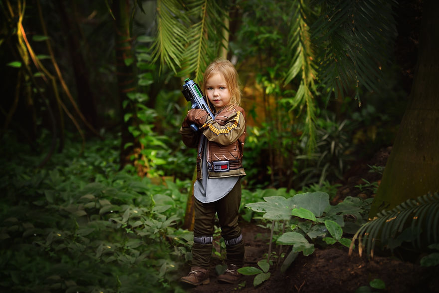 I Photograph My Daughter As Jyn Erso From Rogue One, Star Wars