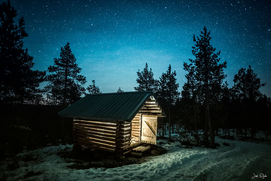 Woodshed In The Night