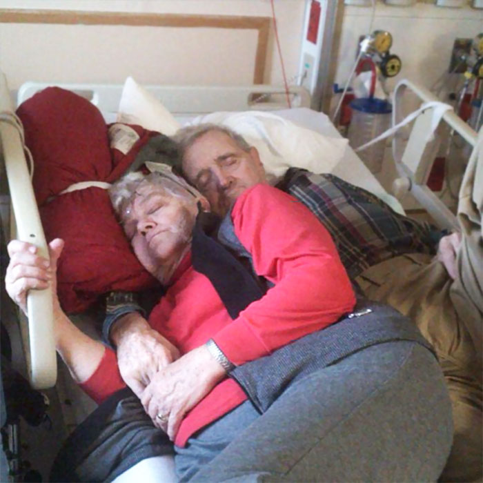 My Good Friends Grandfather's Sick In The Hospital And His Wife Has Been Staying With Him Everyday, True Love